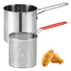 Frying Pot with Oil Strainer