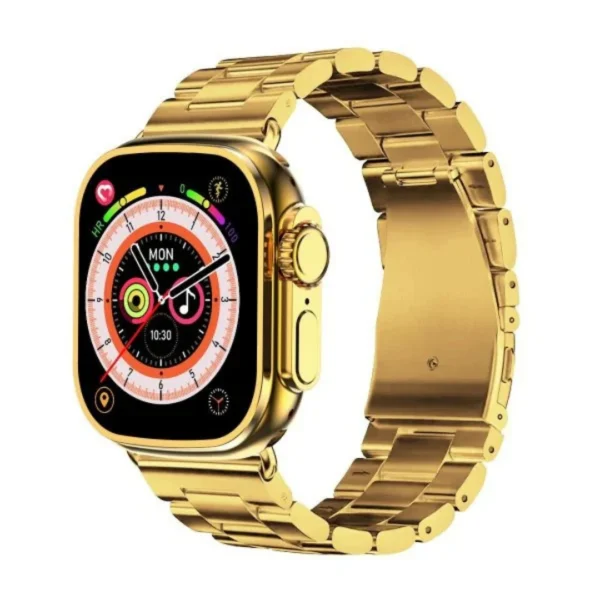 C9 Ultra Max Gold Edition Color Smartwatch 2.1 Inch Screen WITH Hryfine APP - Image 3