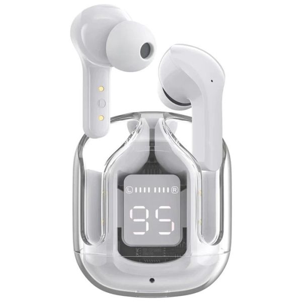 Air 31 Tws Original With Big Packing Transparent Earbuds Bluetooth 5.3v White - Image 2