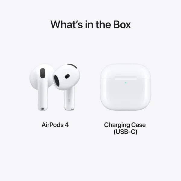 Apple Airpods 4 Bt 5.3v With Anc Usb-c & Wireless Charging Case - Image 2