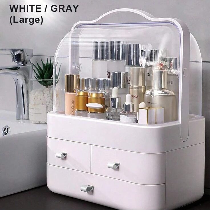 Transparent Portable Makeup Storage box